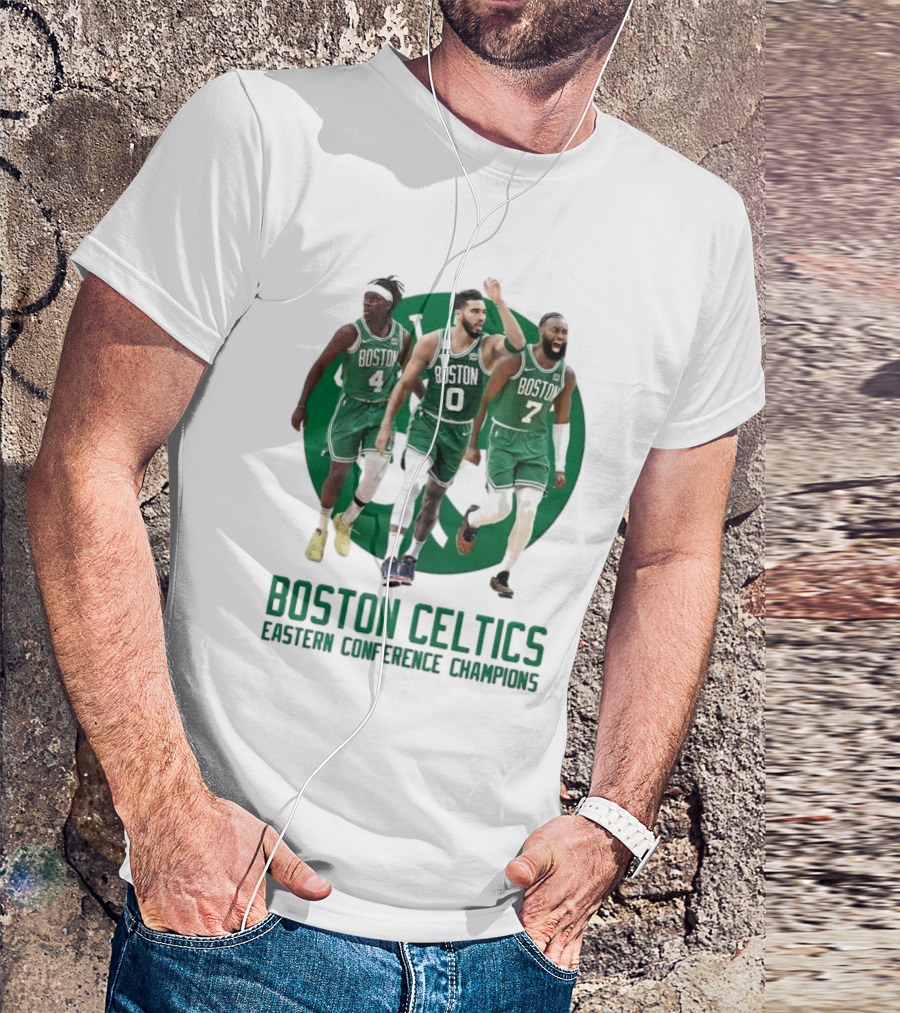 Boston Celtics Eastern Conference Champions 2024 Players T-Shirt