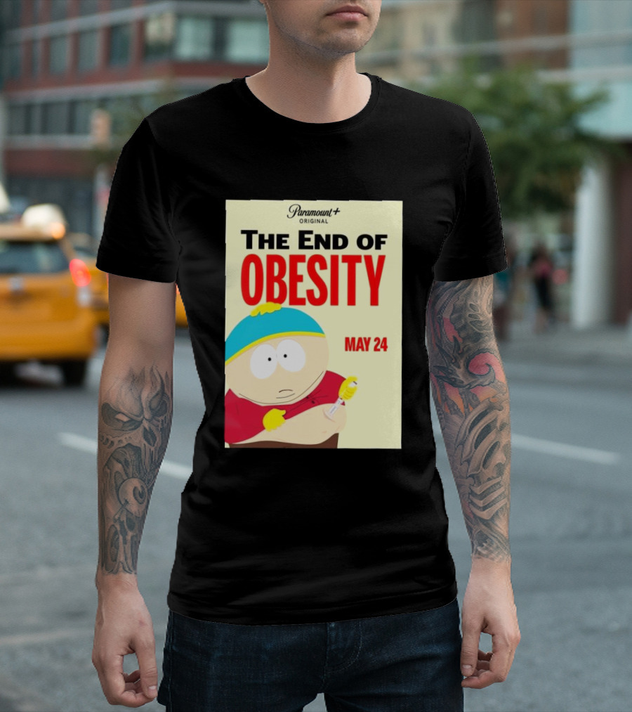 Paramount Original The End Of Obesity May 24 Featuring Iconic Cartoon Character T-Shirt