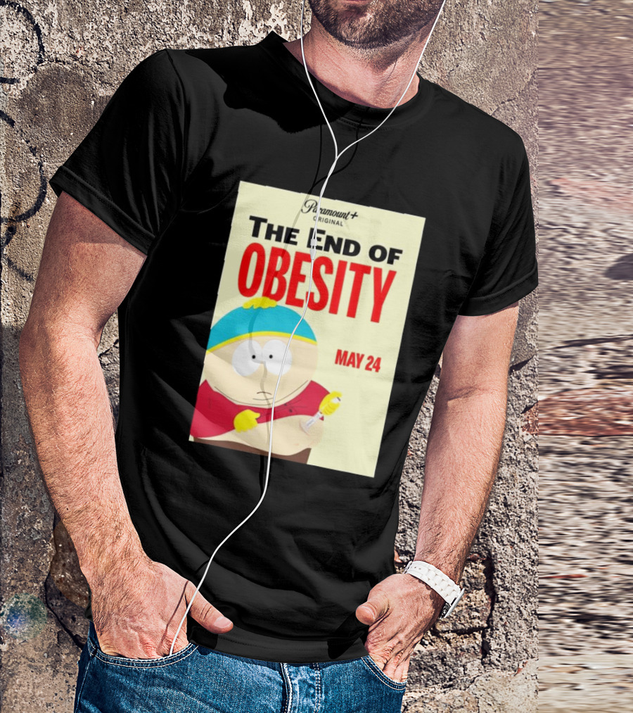 Paramount Original The End Of Obesity May 24 Featuring Iconic Cartoon Character T-Shirt