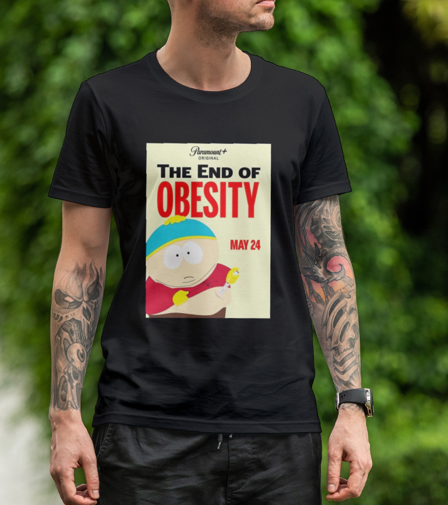Paramount Original The End Of Obesity May 24 Featuring Iconic Cartoon Character T-Shirt