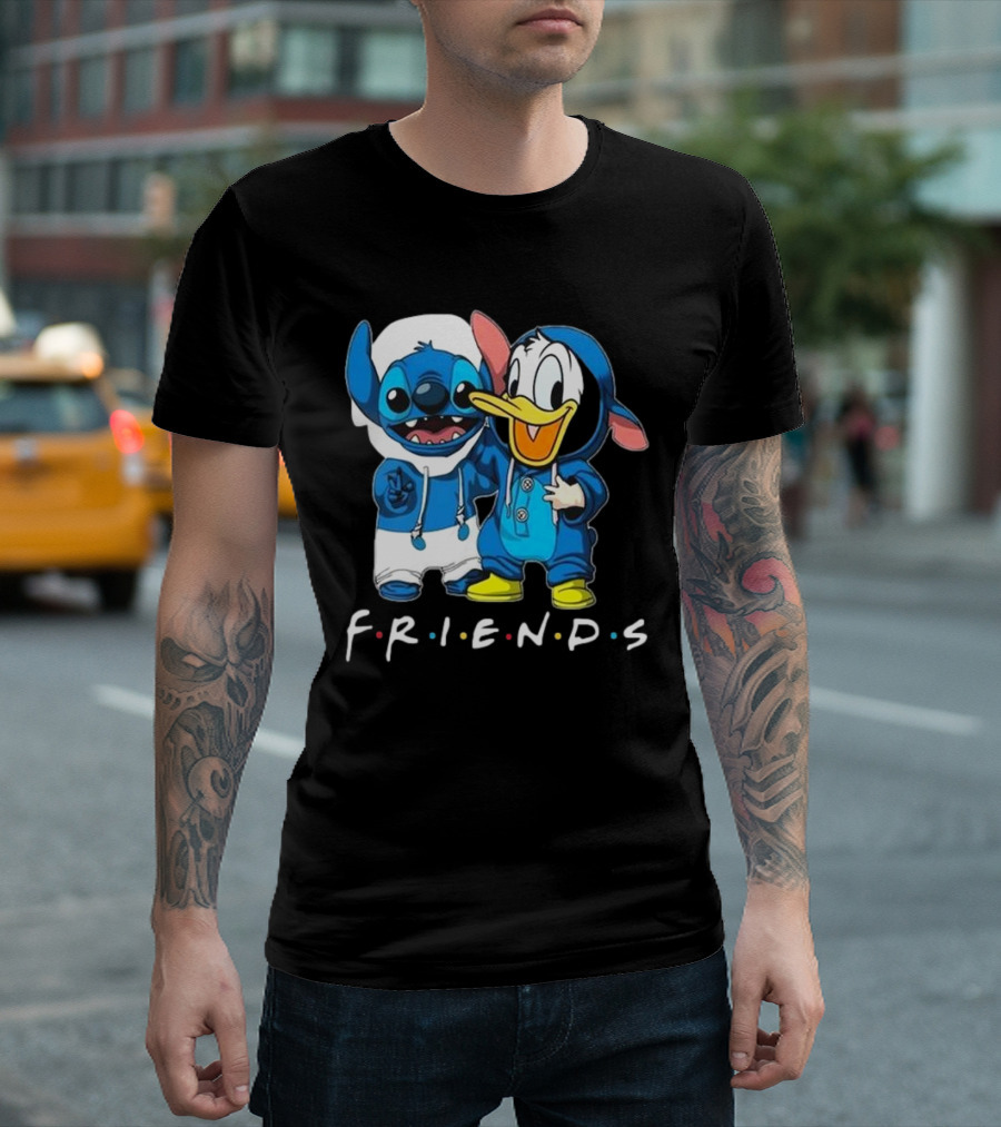 Friends Stitch and Donald Duck Disney Best Friends for Life T-Shirt