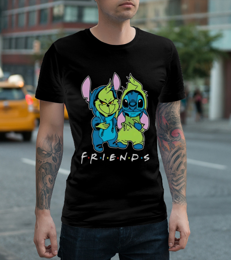 Stitch And Grinch Disney Friends Best Friends For Life T-Shirt