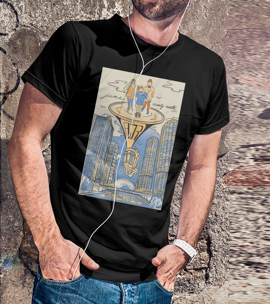 June Twenty-Ninth 2024 AJR In Chicago At Allstate Arena T-Shirt