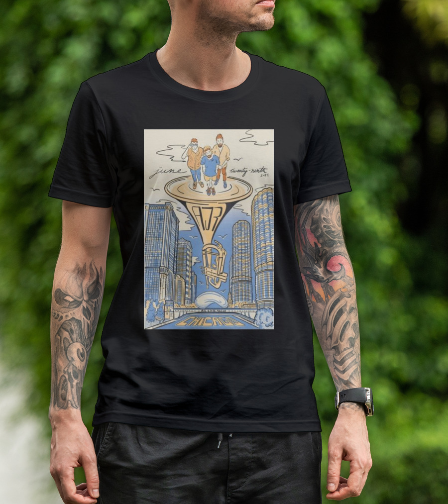 June Twenty-Ninth 2024 AJR In Chicago At Allstate Arena T-Shirt