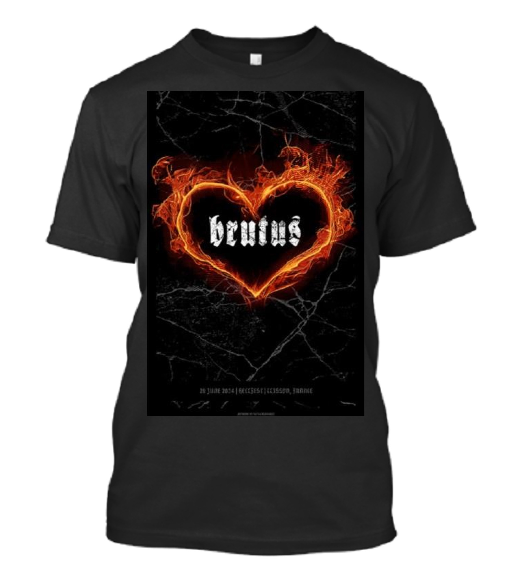 Brutus 29 June 2024 Heart Of Fire Hellfest Clisson France T-Shirt
