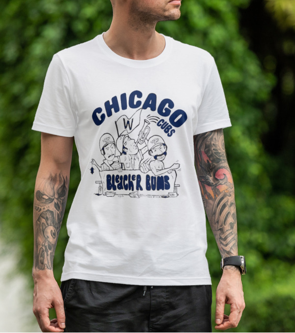 Chicago Cubs Bleacher Bums Tri-Blend T-Shirt