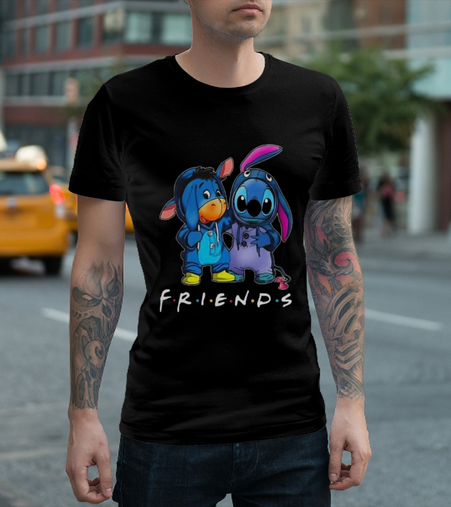 Eeyore Stitch Best Friends For Life F.R.I.E.N.D.S T-Shirt