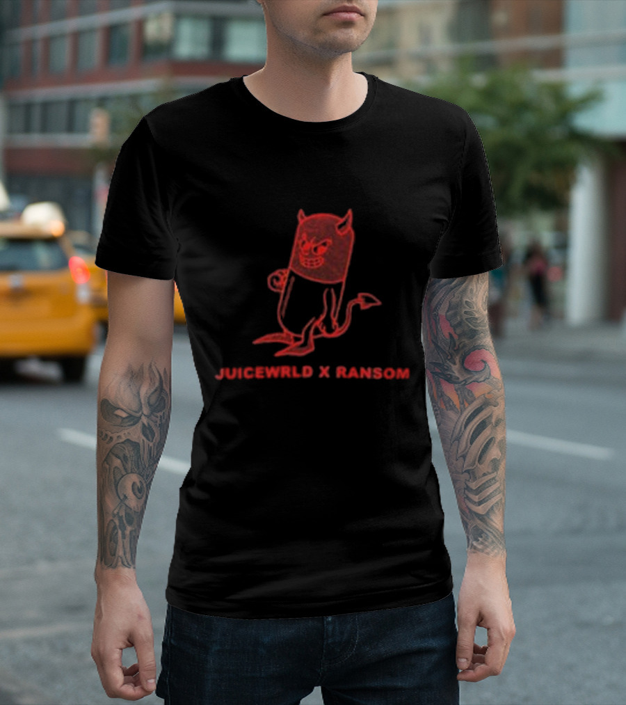 JUICE WRLD X RANSOM Devil Capsule T-Shirt