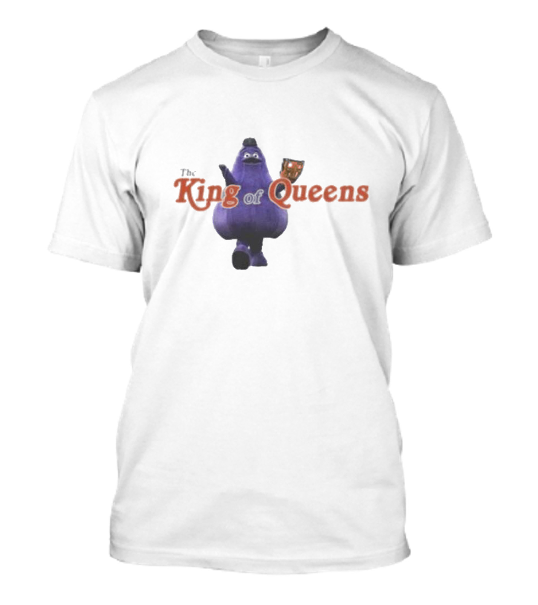 Grimace King Of Queens Mets 2024 Crossover Concept T-Shirt