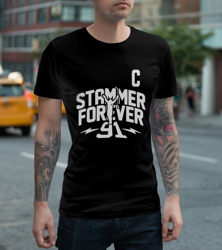 Stammer Forever 91 Hockey Captain Tribute Thank You Stammer T-Shirt