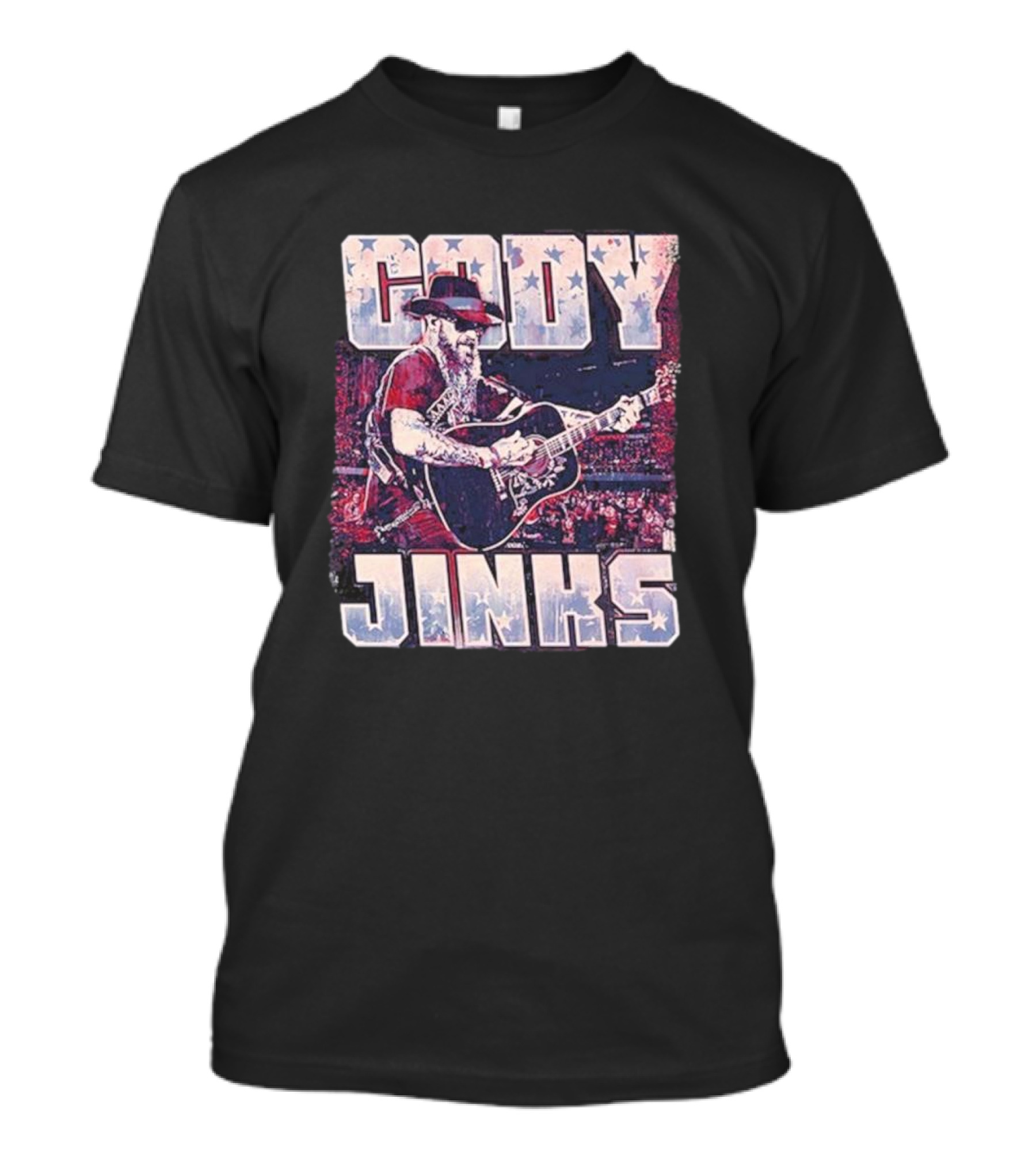 Cody Jinks Vintage Patriotic Concert T-Shirt