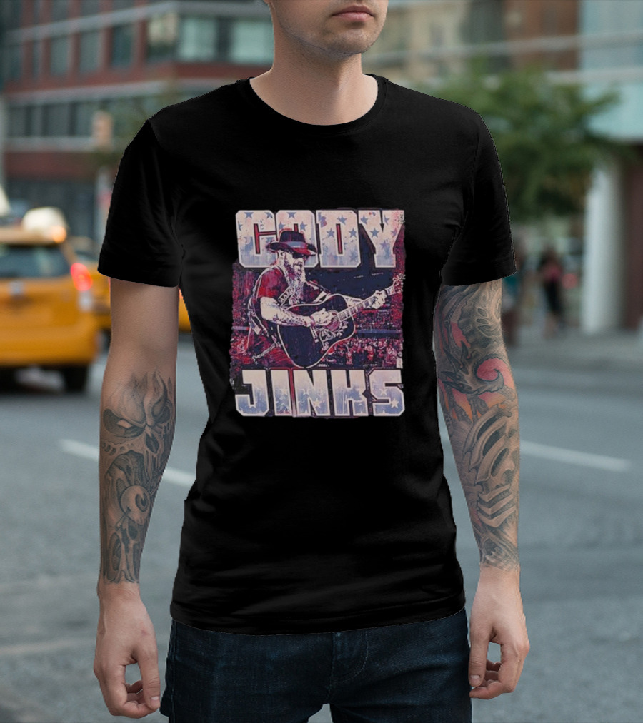 Cody Jinks Vintage Patriotic Concert T-Shirt