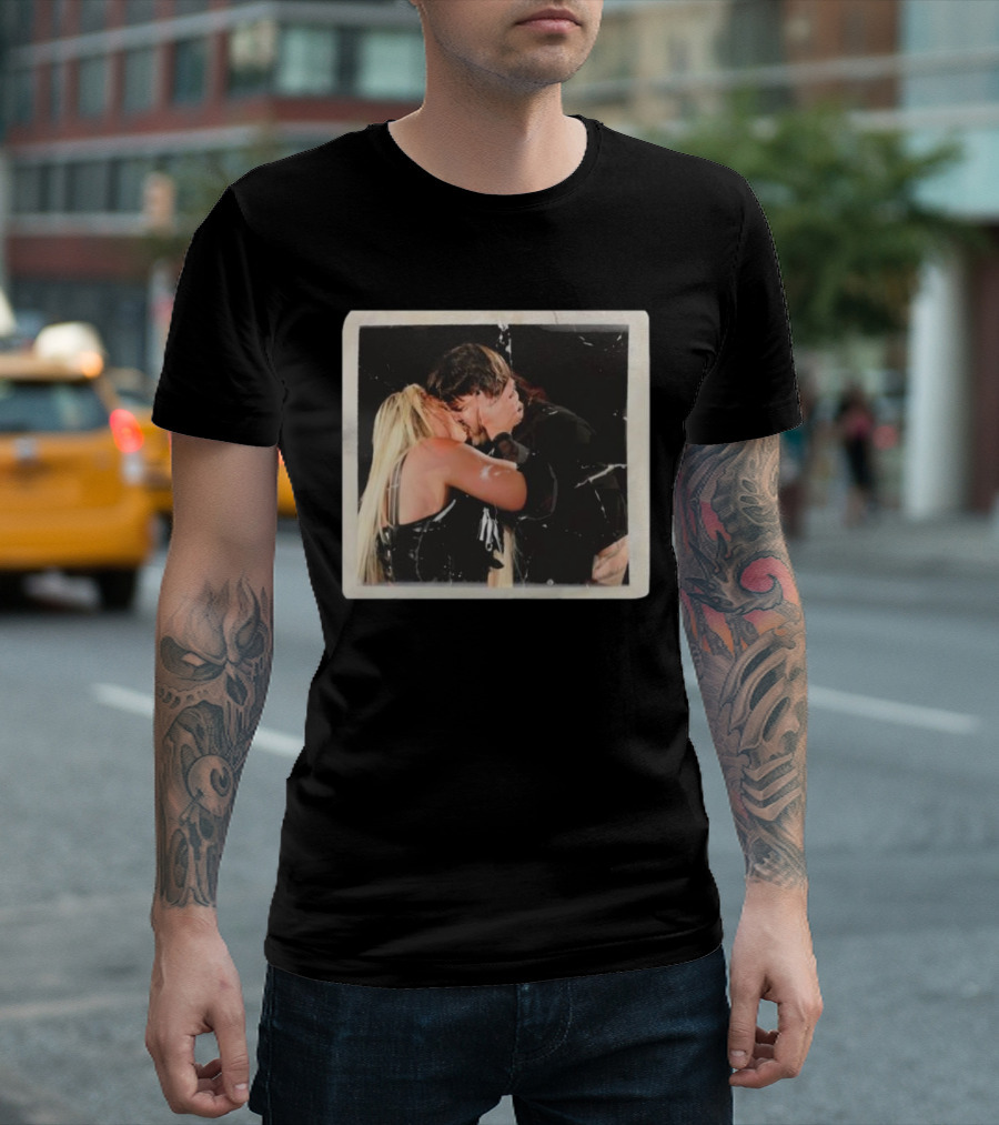 Liv Morgan Dominik Mysterio Candid Kiss Moment T-Shirt