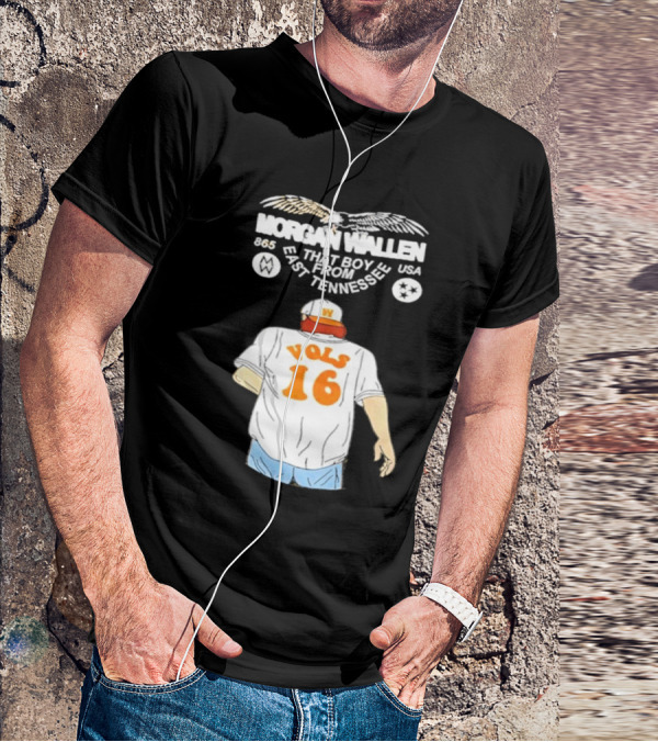 Morgan Wallen Vols 16 That Boy From East Tennessee USA 865 T-Shirt