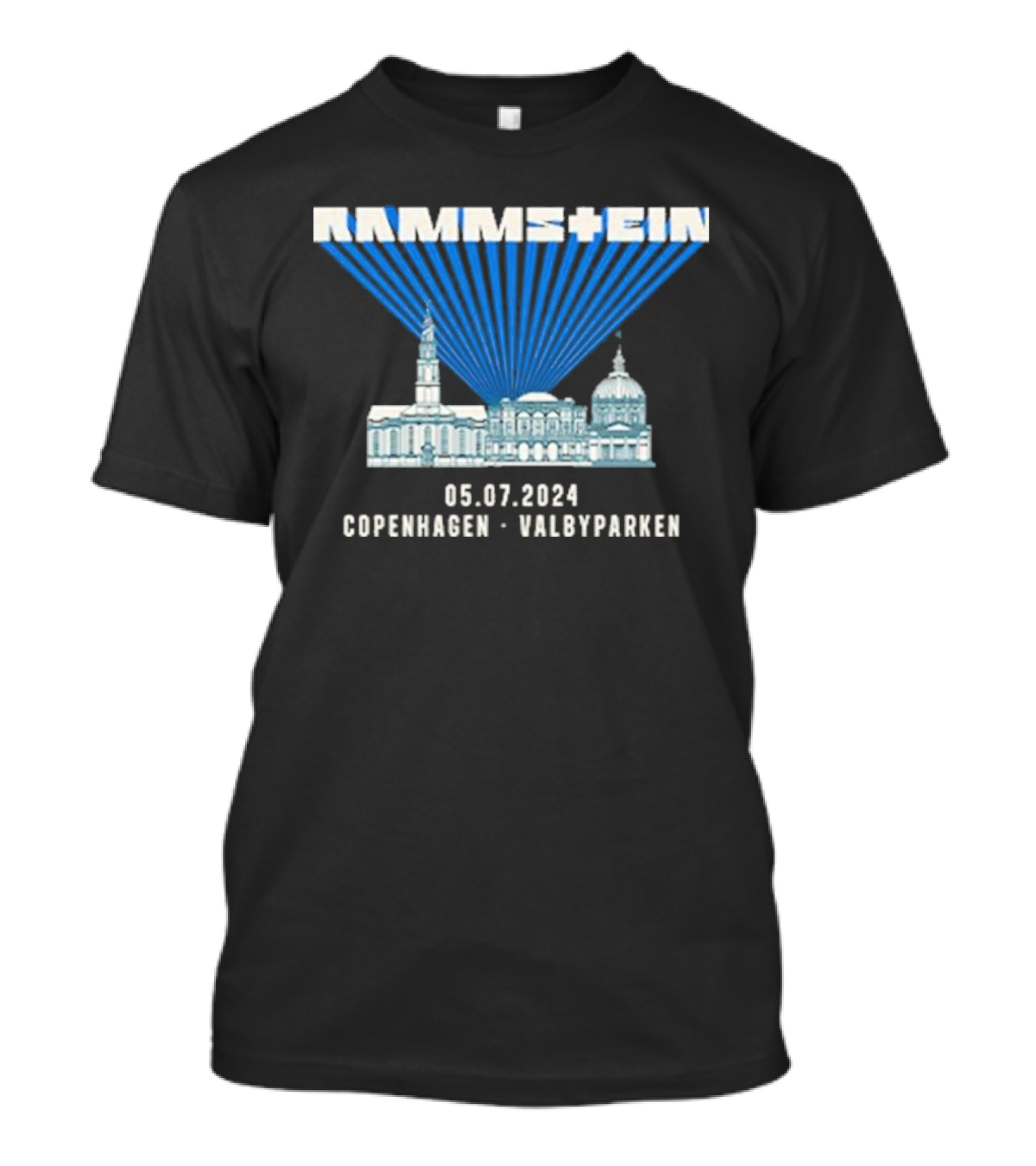 Rammstein Copenhagen Valbyparken 05.07.2024 Tour T-Shirt