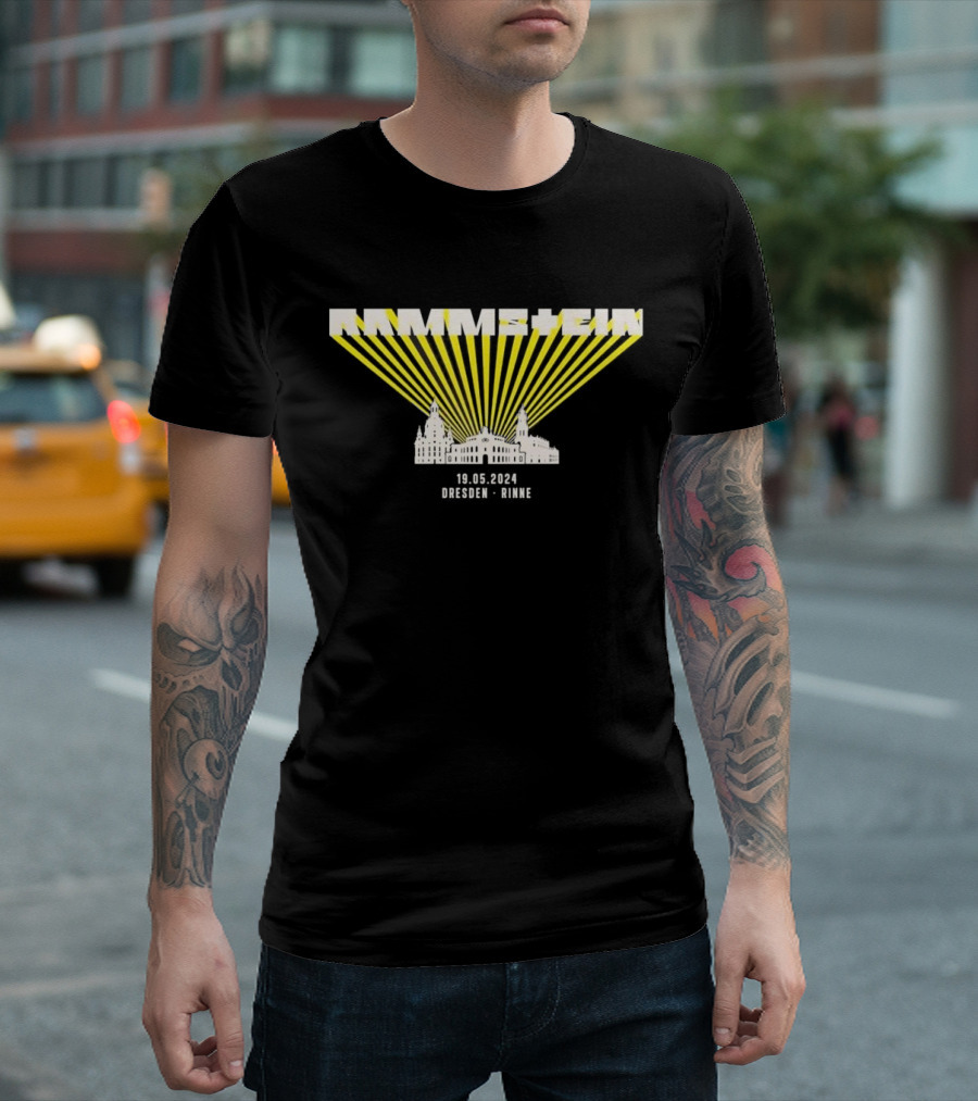 Rammstein 19-05-2024 Dresden Rinne New Show Added T-Shirt