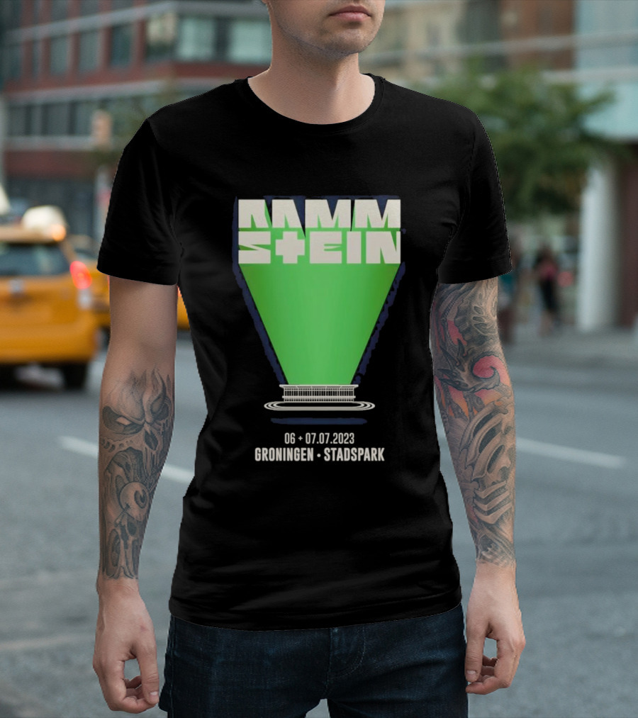 Rammstein Stadspark Groningen 06-07.07.2023 Concert Event T-Shirt