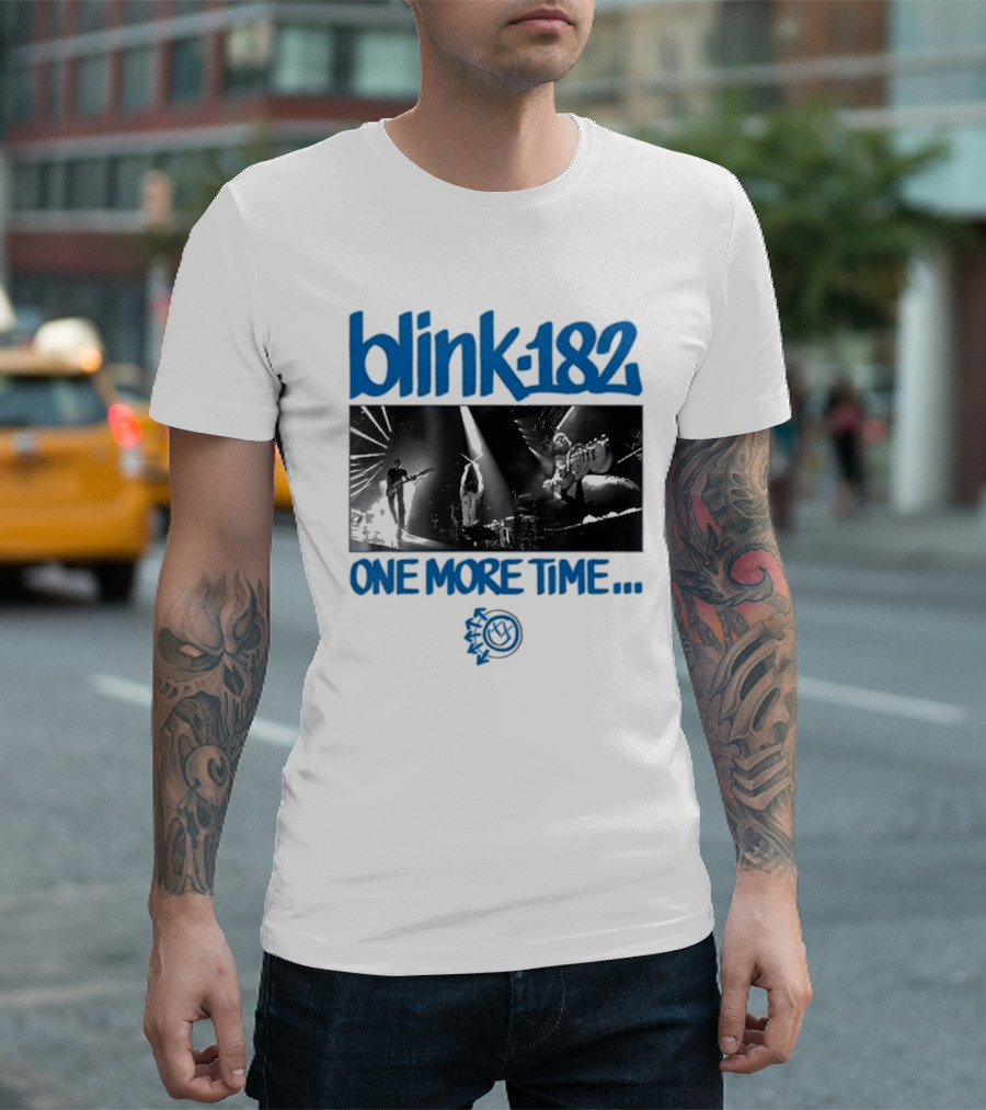 Blink-182 One More Time Concert Photo T-Shirt