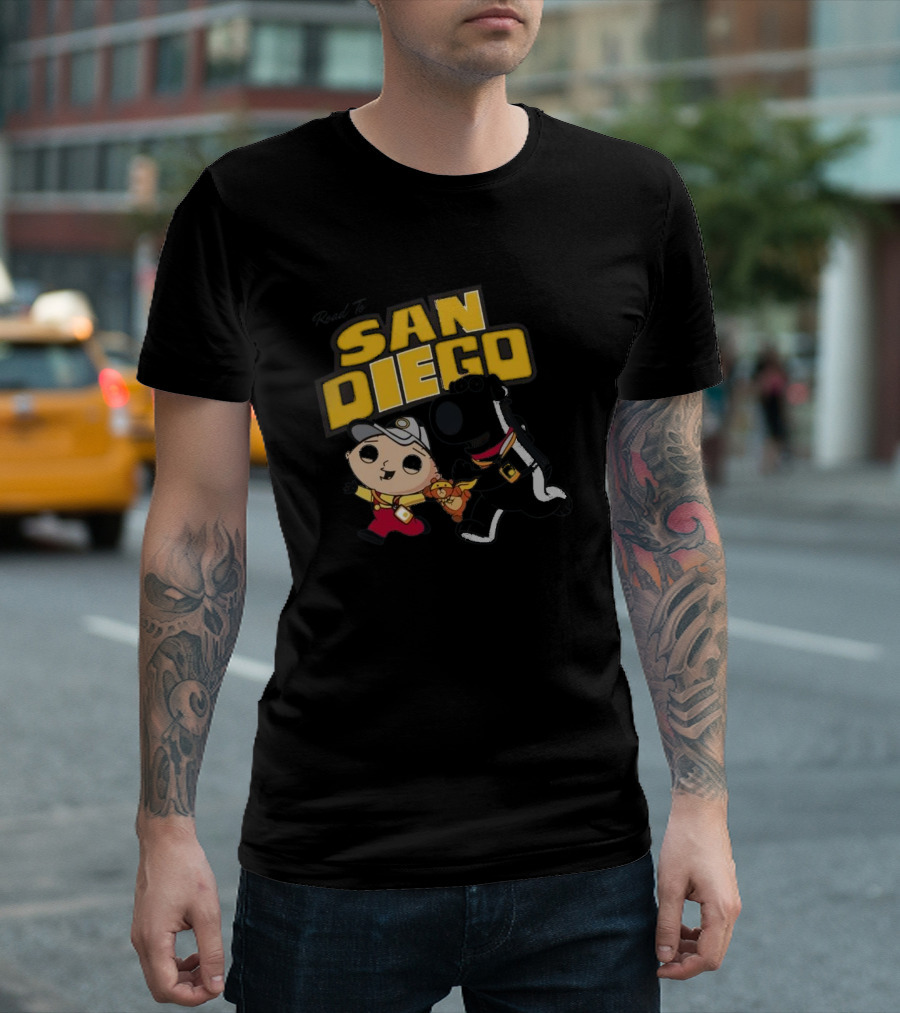 Road To San Diego Family Guy Inspired Stewie and Brian Adventure T-Shirt