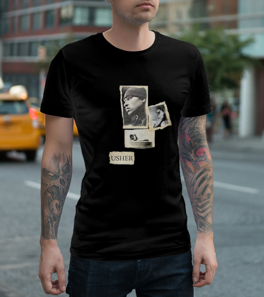 Usher Confessions Album Collage T-Shirt