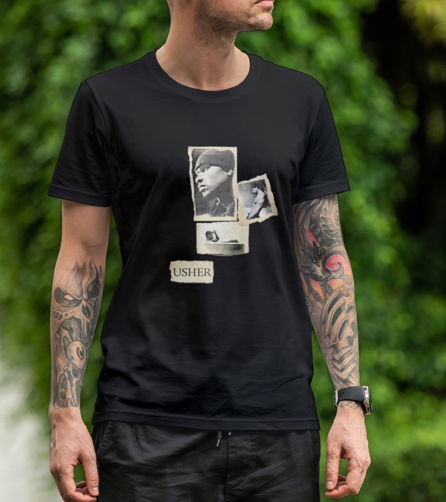 Usher Confessions Album Collage T-Shirt