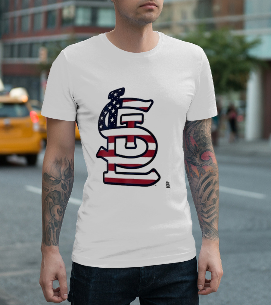 St. Louis Cardinals Stars and Stripes 4th of July T-Shirt