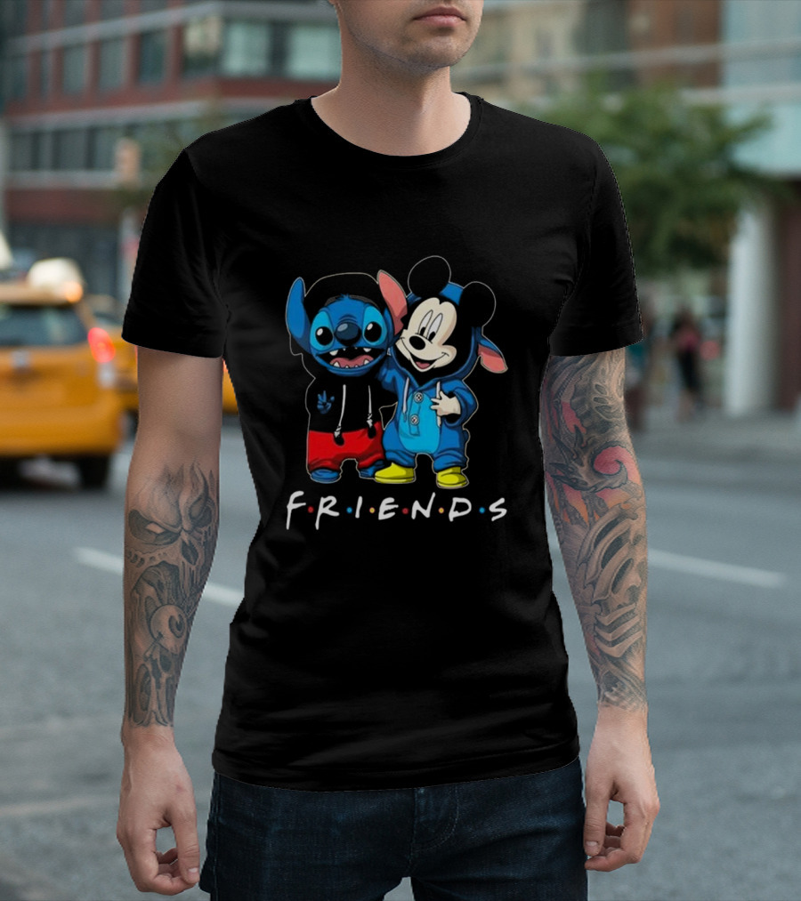Stitch And Mickey Mouse Disney Friends Best Friends For Life T-Shirt