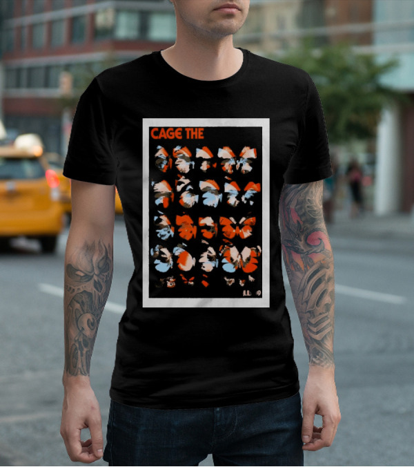 Cage The Elephant Butterfly Pattern Isleta Amphitheater Albuquerque July 9 T-Shirt