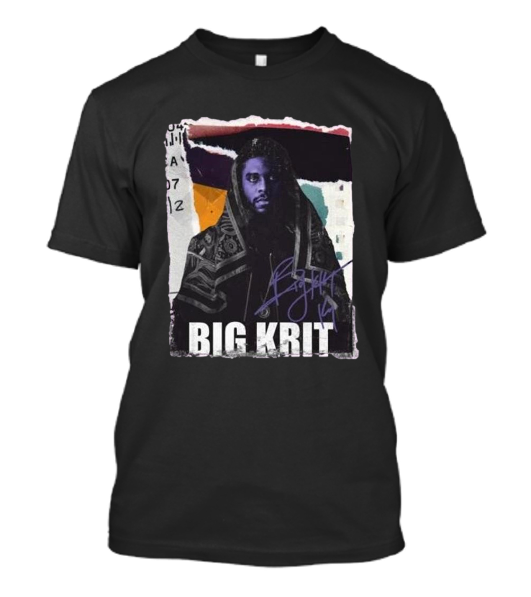 Big Krit Shop Big K.R.I.T. Signature Portrait Collage T-Shirt