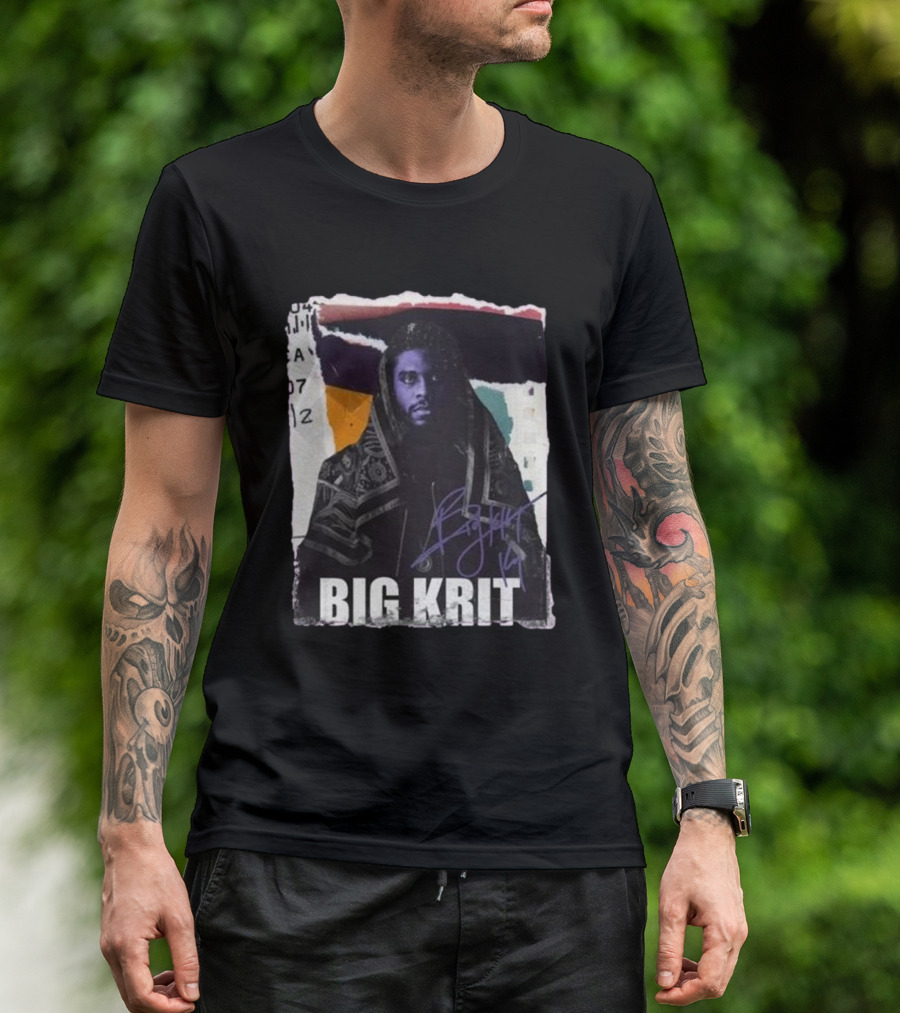 Big Krit Shop Big K.R.I.T. Signature Portrait Collage T-Shirt