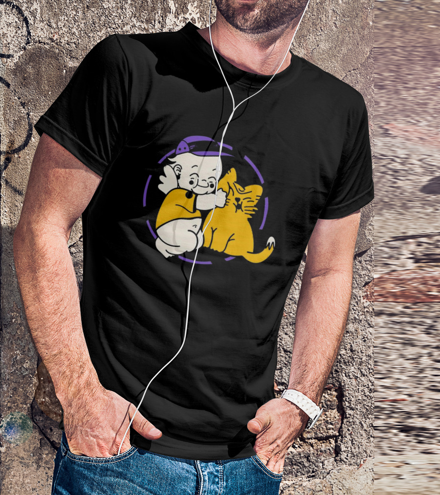 Braindead Flower Garden Urban Kats Barbed Wire Circle T-Shirt