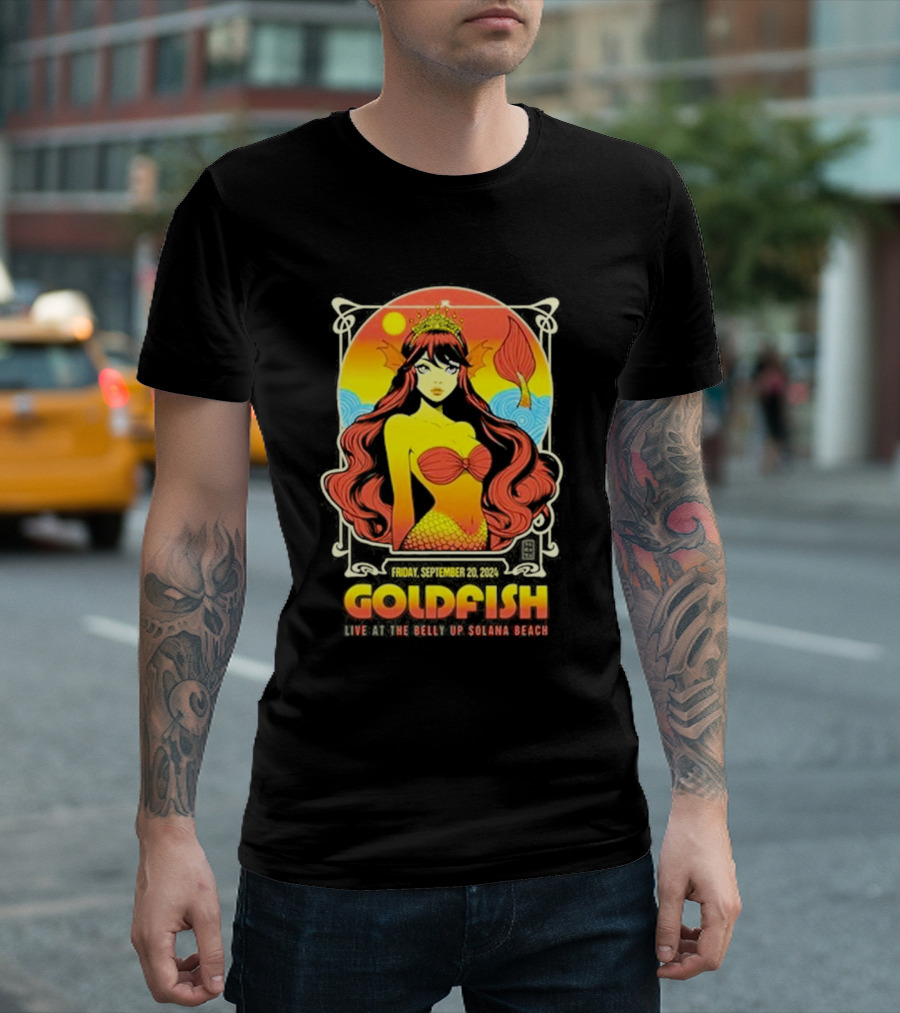 Goldfish Live At The Belly Up Solana Beach Friday September 20 T-Shirt