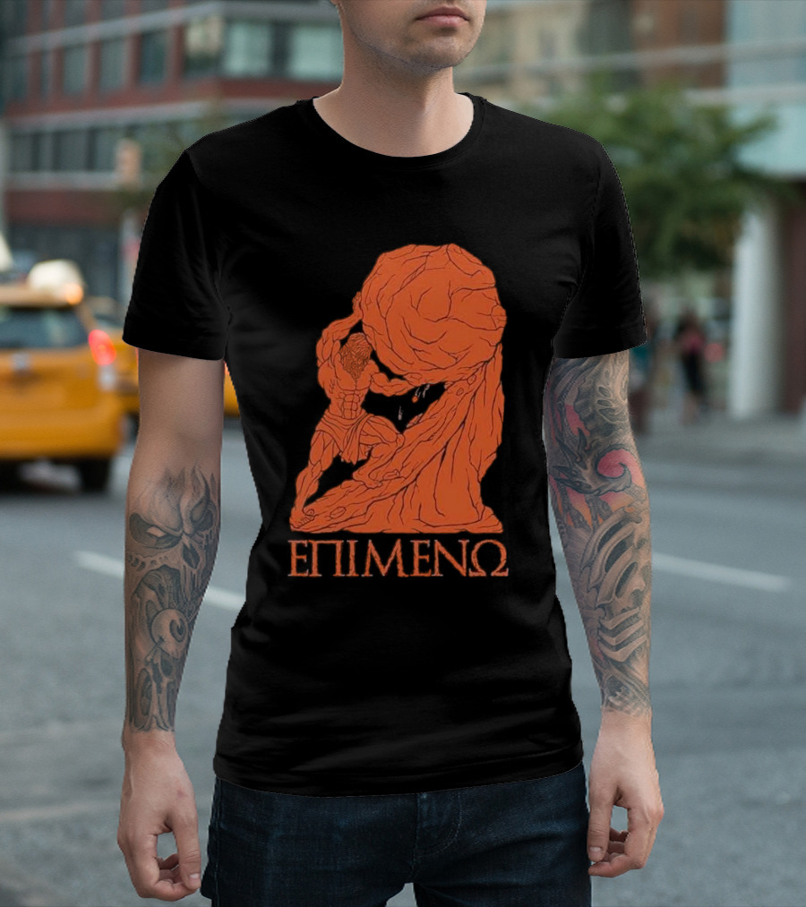 Raskolapparel Sisyphus Greek Mythology EPIMENΩ T-Shirt
