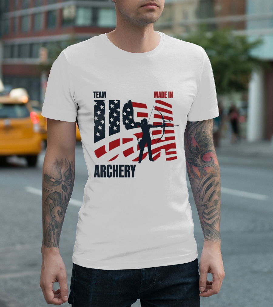 Team USA Archery Made In Olympic T-Shirt