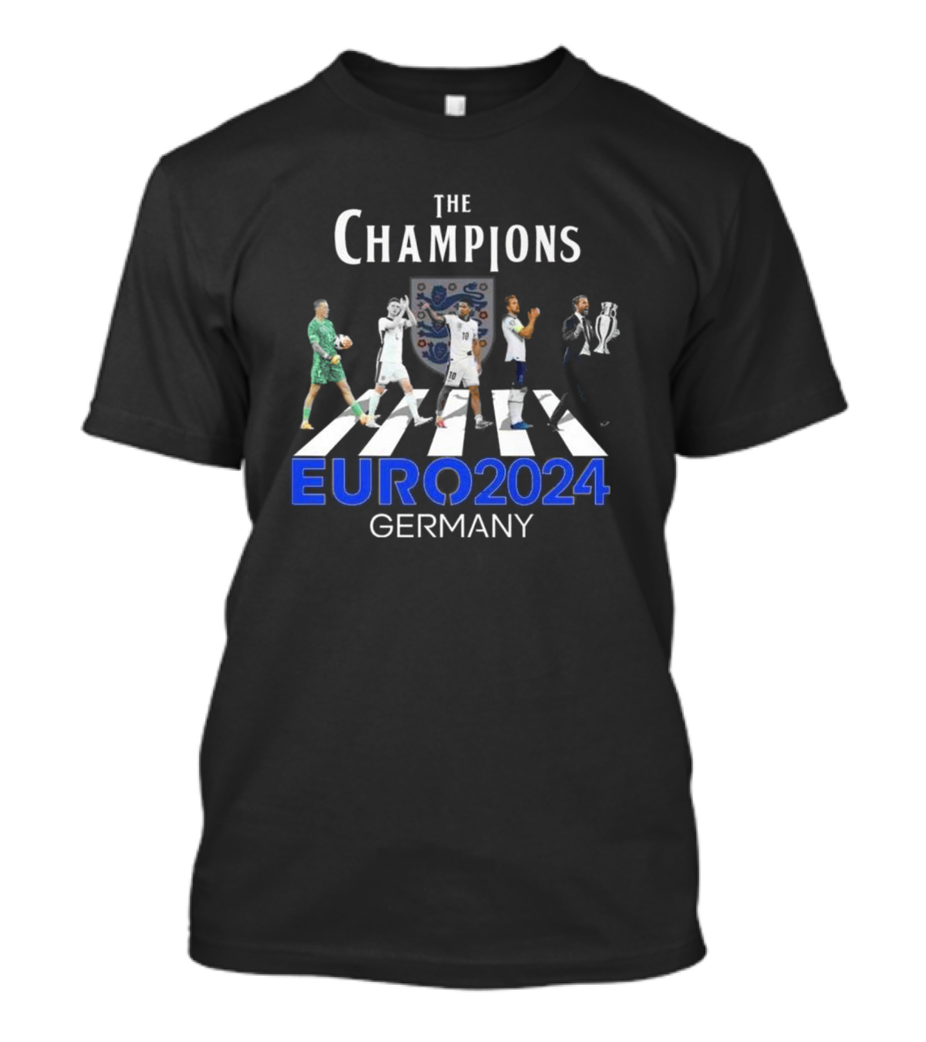 The Champions Abbey Road England Team UEFA Euro 2024 Germany T-Shirt