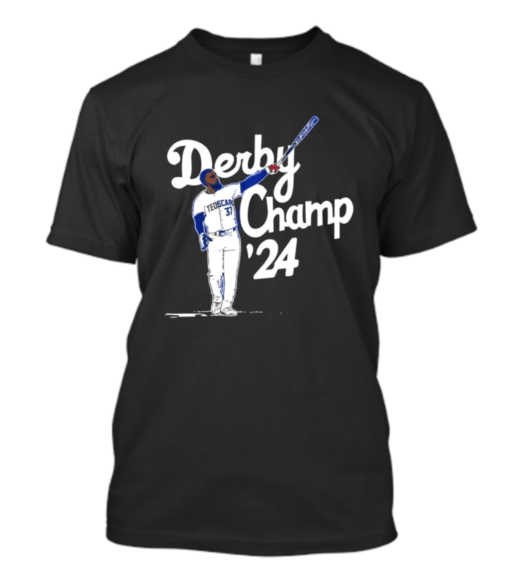 Teoscar Hernandez 37 Derby Champ '24 Baseball Player T-Shirt