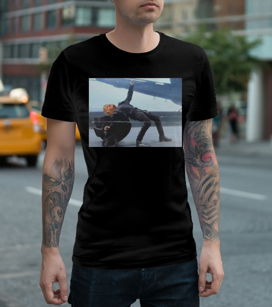 Trump Bullet Dodge Matrix Style Scene T-Shirt
