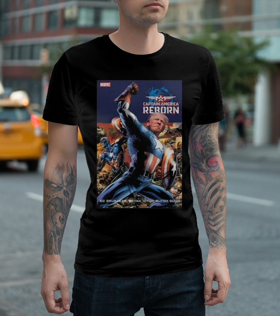 Marvel Captain America Reborn Trump Edition T-Shirt