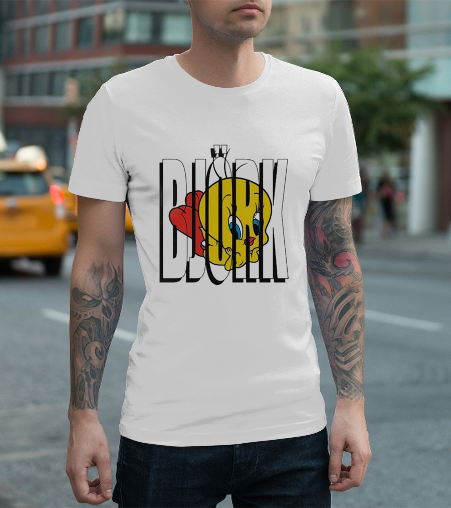 Björk Tweety Bird Mashup T-Shirt