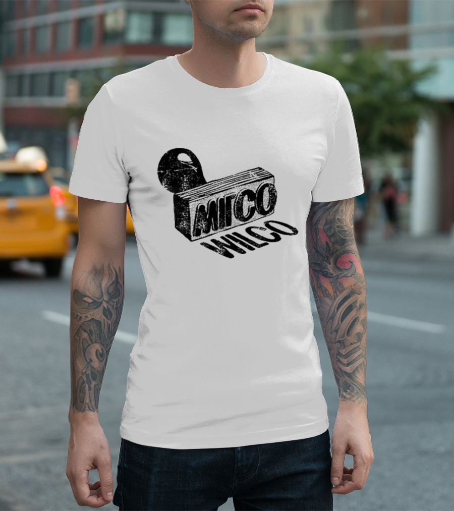 Wilco Stamp Rubber Ink Block T-Shirt
