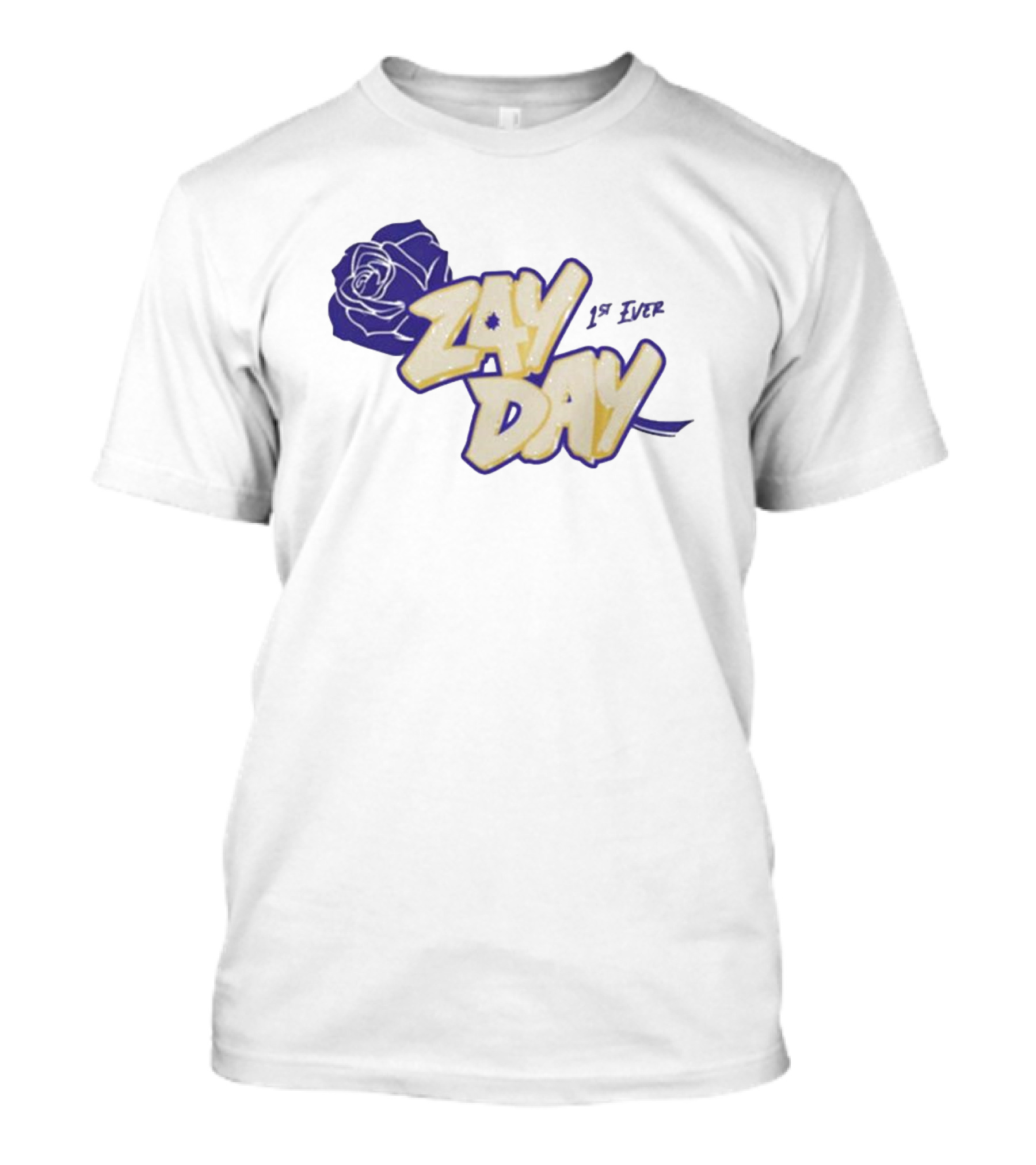 Zay Day 1St Ever Blue Rose T-Shirt