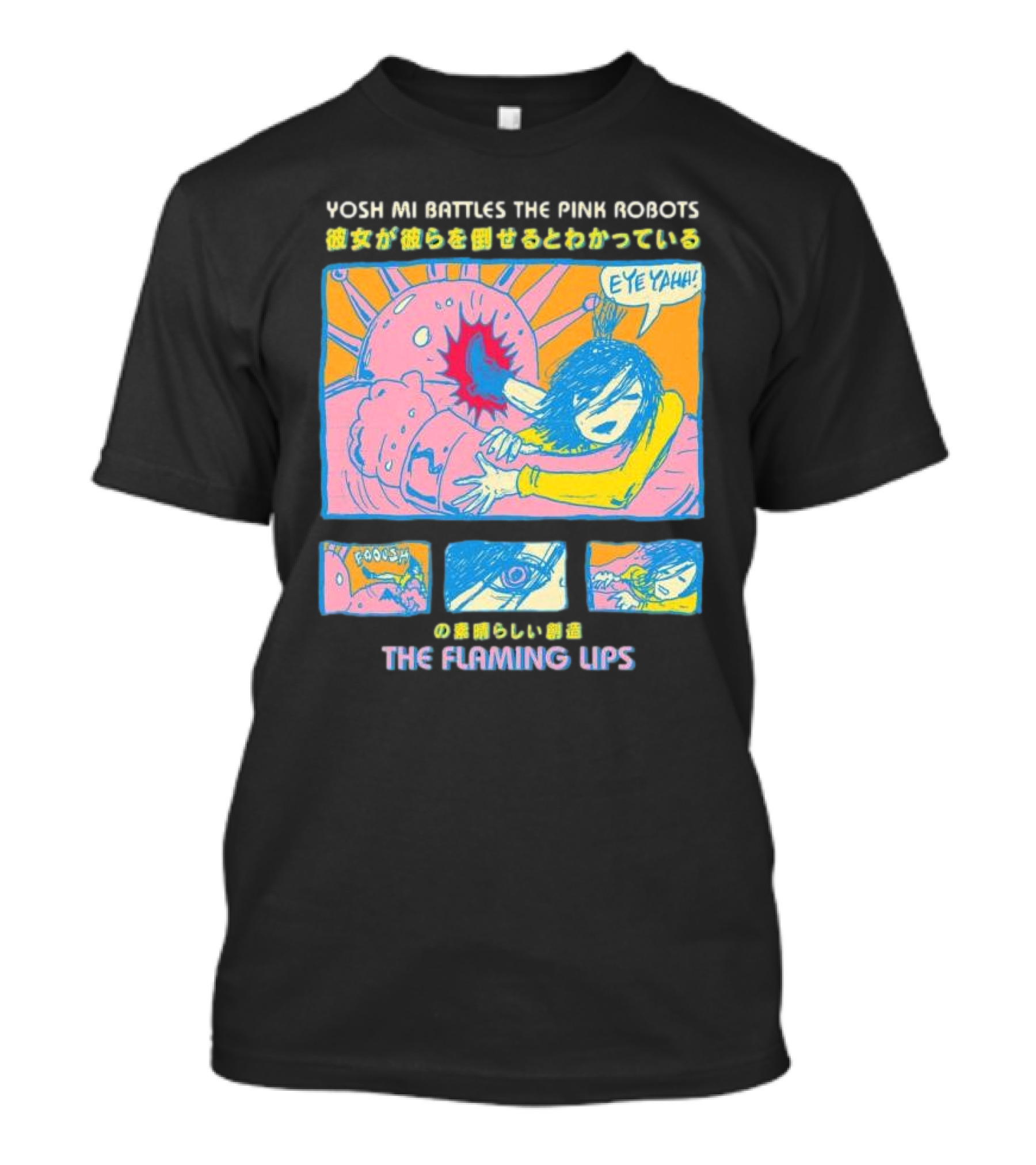 Yoshimi Battles The Pink Robots The Flaming Lips Comic T-Shirt