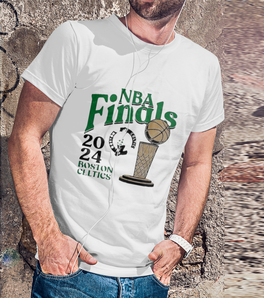 NBA Finals 2024 Boston Celtics Championship Cup Basketball T-Shirt