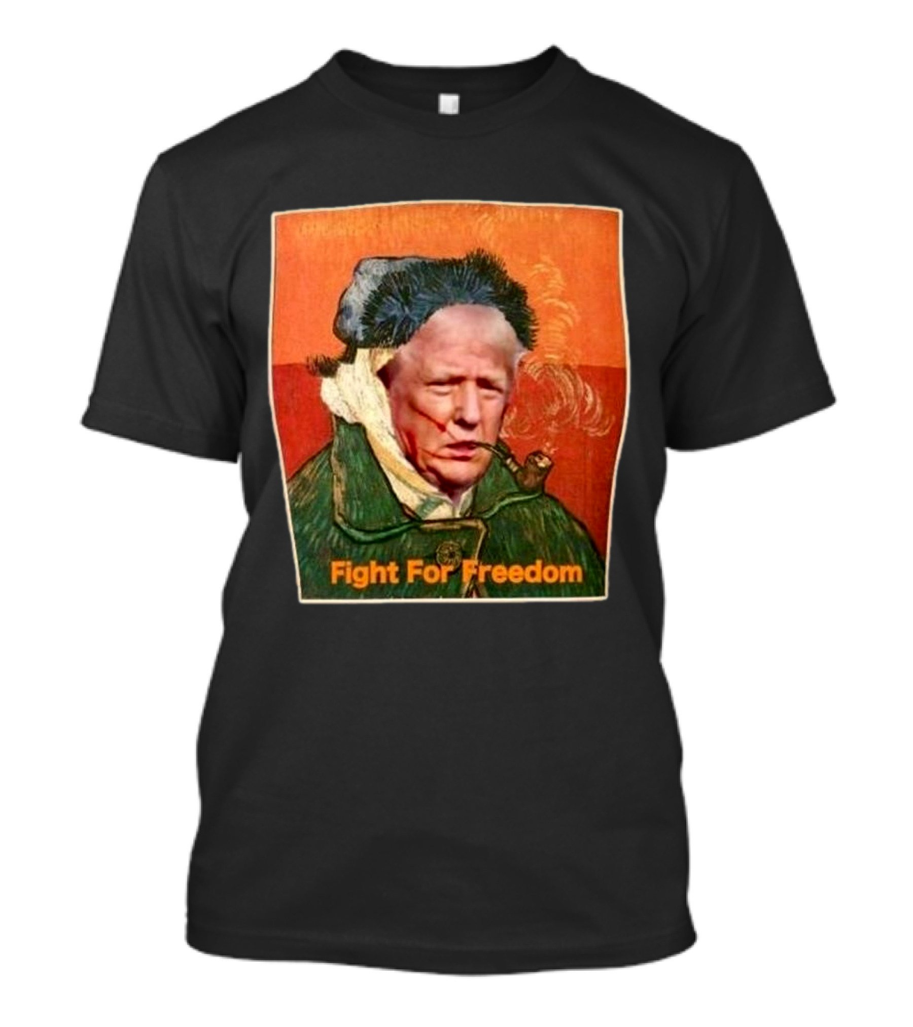 Donald Trump Fight For Freedom Vincent Van Gogh T-Shirt