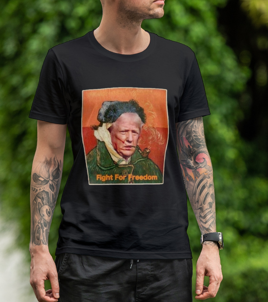 Donald Trump Fight For Freedom Vincent Van Gogh T-Shirt