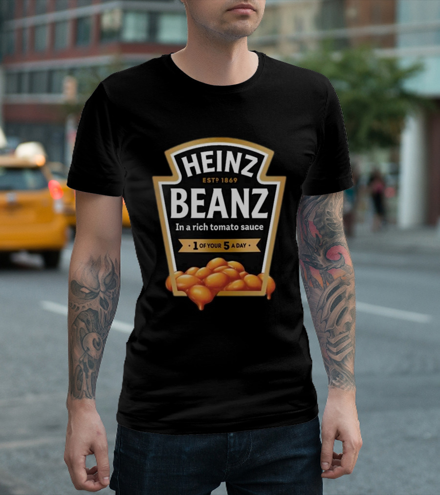 Heinz Beanz Est 1869 In A Rich Tomato Sauce 1 Of Your 5 A Day T-Shirt