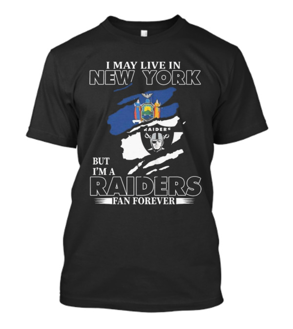 New York Resident Las Vegas Raiders Fan Forever Commitment T-Shirt