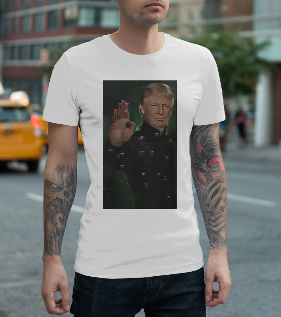 Trump Neo Matrix 2024 Shooting Assassination Attempt Fight T-Shirt