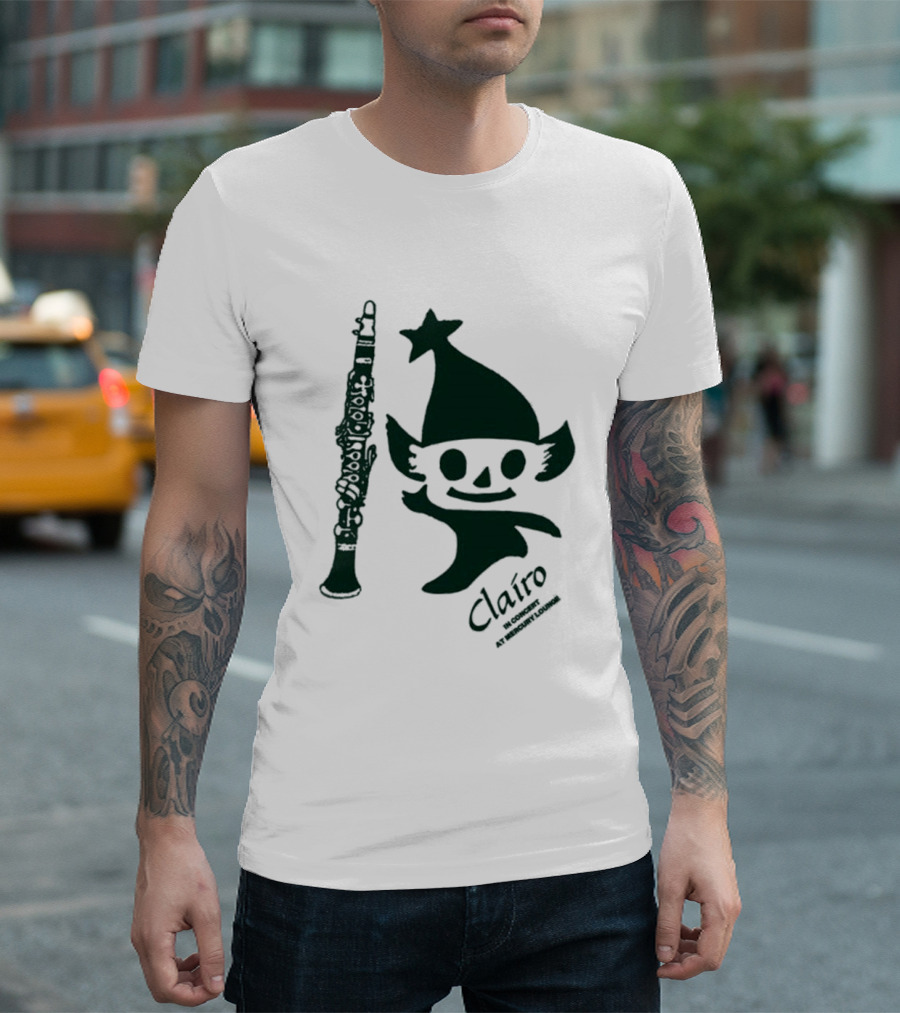 Clairo Concert at Mercury Lounge Elf and Clarinet Star T-Shirt