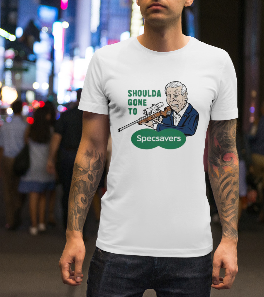 Shoulda Gone To Specsavers Joe Snipen Sniper T-Shirt